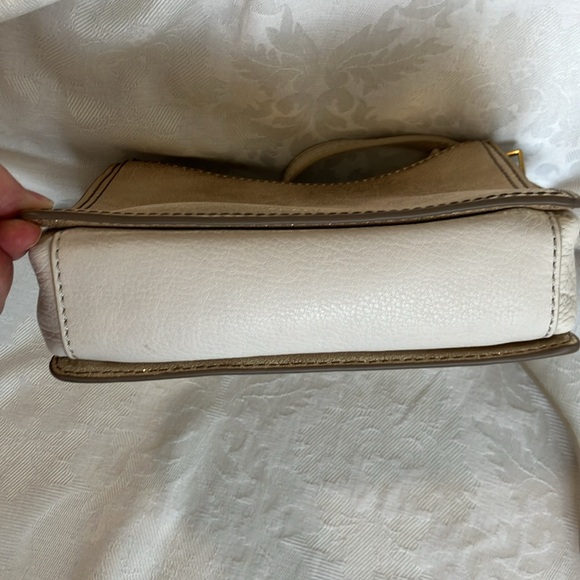 Fossil Campbell Sling Bag in Metallic Gold EUC - Picture 6 of 12